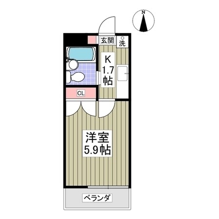 メゾン兵庫塚の物件間取画像